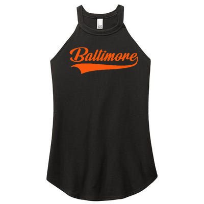 Baltimore Hometown Pride MD Throwback Design Women’s Perfect Tri Rocker Tank