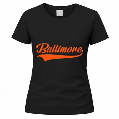 Baltimore Hometown Pride MD Throwback Design Women's T-Shirt