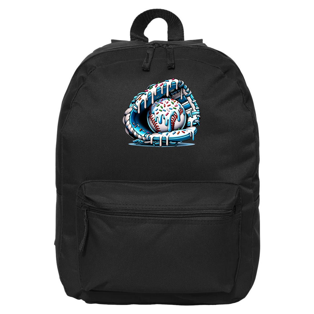 Baseball Home Plate Drip Boys Baseball Bat, Baseball Drip 16 in Basic Backpack