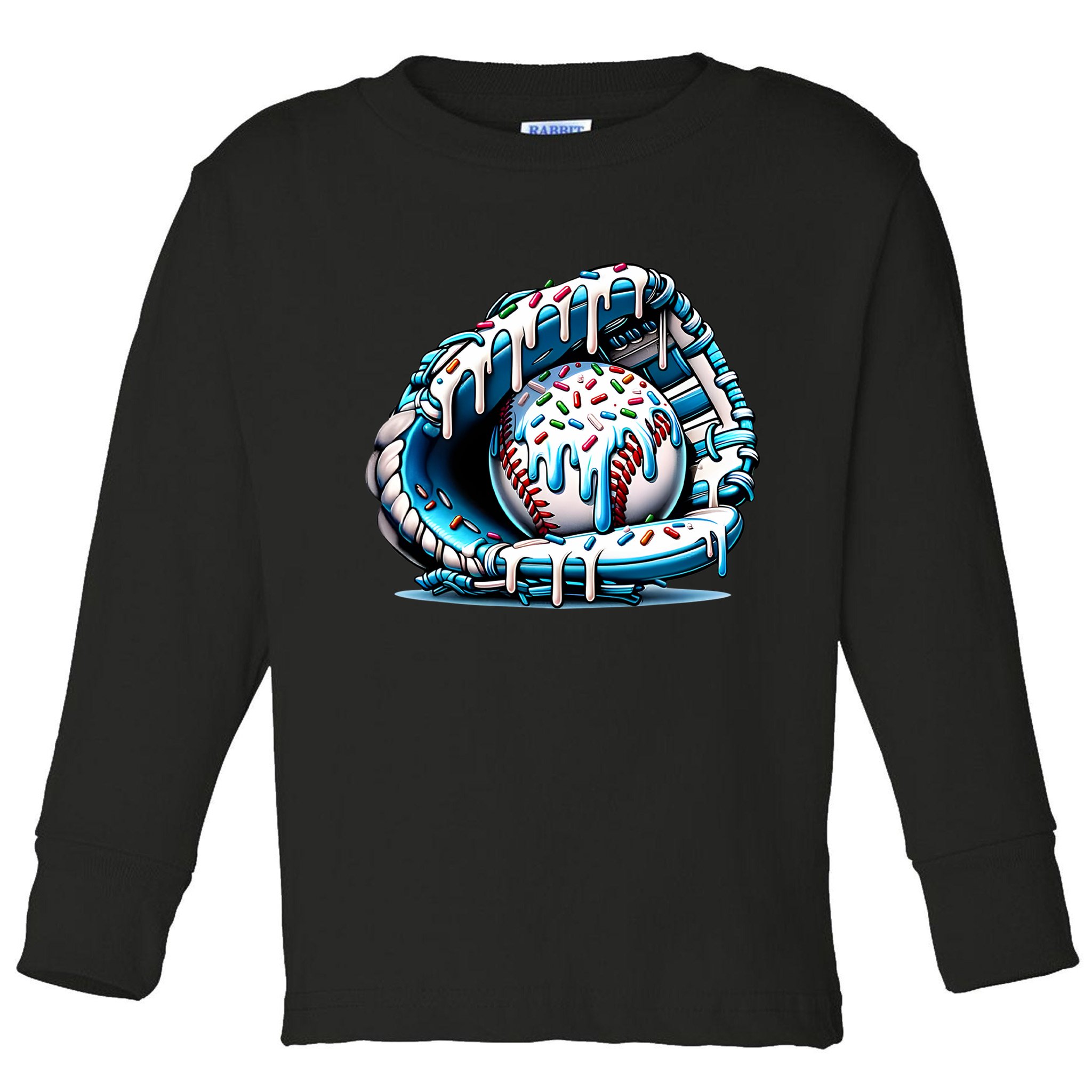 Baseball Home Plate Drip Boys Baseball Bat, Baseball Drip Toddler Long Sleeve Shirt