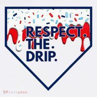 B.A.S.E.B.A.L.L Home Plate Drip For Ice Cream Spinkle T-Shirt