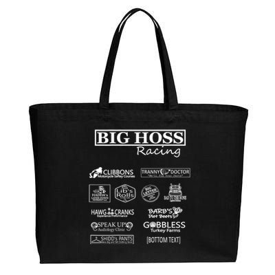 BIG HOSS RACING Cotton Canvas Jumbo Tote