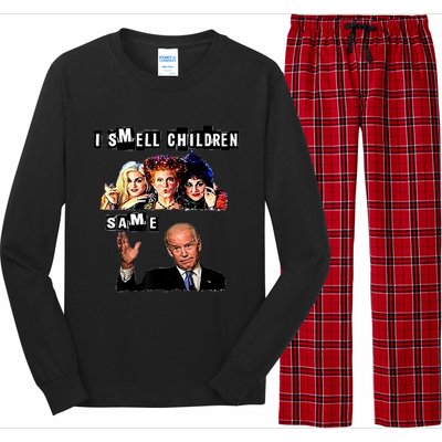 Biden Halloween, Republicans Halloween Sarcastic Biden Funny Long Sleeve Pajama Set