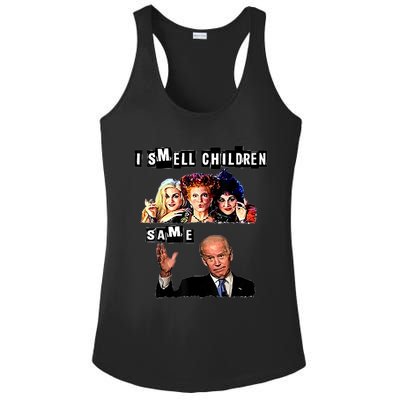 Biden Halloween, Republicans Halloween Sarcastic Biden Funny Ladies PosiCharge Competitor Racerback Tank