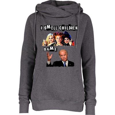 Biden Halloween, Republicans Halloween Sarcastic Biden Funny Womens Funnel Neck Pullover Hood