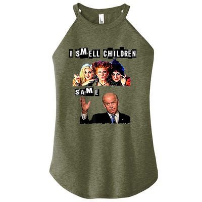 Biden Halloween, Republicans Halloween Sarcastic Biden Funny Women's Perfect Tri Rocker Tank