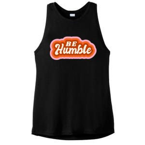 Be Humble Retro Ladies PosiCharge Tri-Blend Wicking Tank