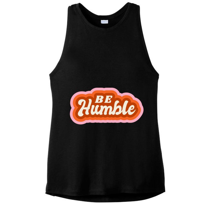 Be Humble Retro Ladies PosiCharge Tri-Blend Wicking Tank