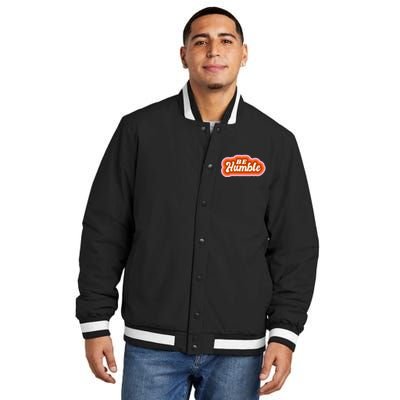 Be Humble Retro Insulated Varsity Jacket