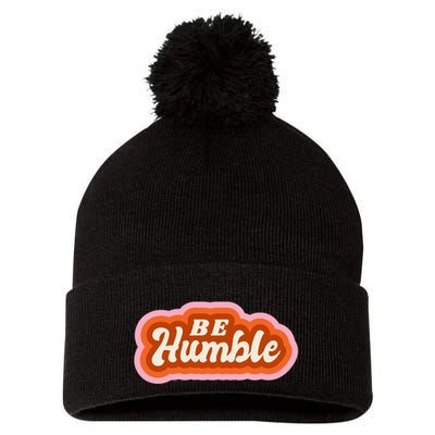 Be Humble Retro Pom Pom 12in Knit Beanie