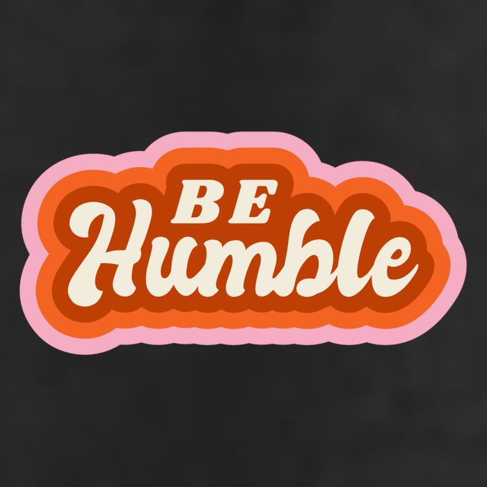 Be Humble Retro Golf Towel