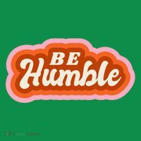 Be Humble Retro Button