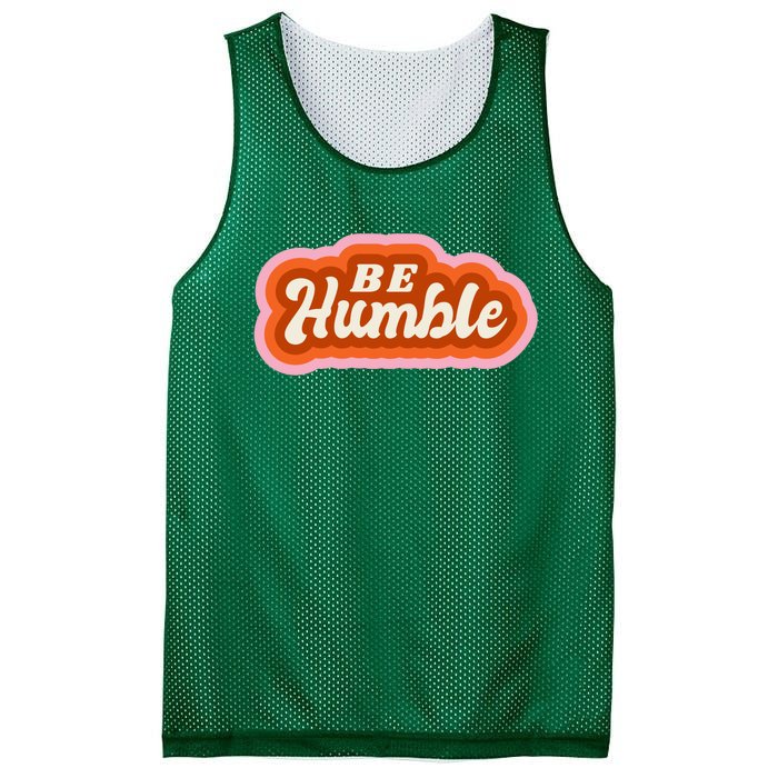 Be Humble Retro Mesh Reversible Basketball Jersey Tank