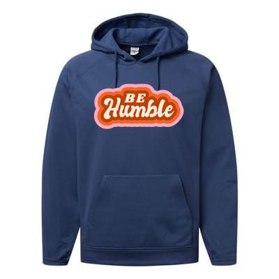 Be Humble Retro Performance Fleece Hoodie