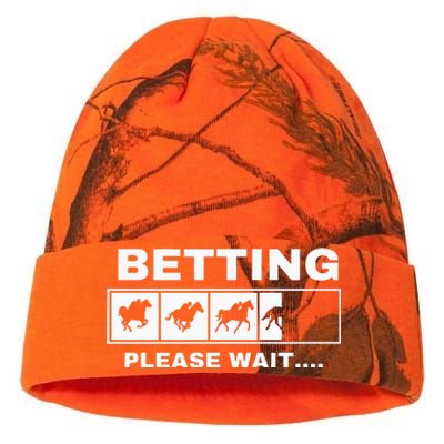 Betting Horse Races Please Wait Gambling Horse Racing Kati Licensed 12" Camo Beanie