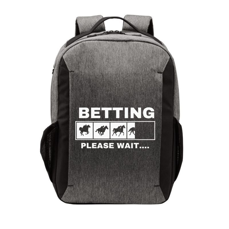 Betting Horse Races Please Wait Gambling Horse Racing Vector Backpack
