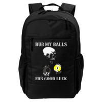 Billiards Halloween Rub My Balls For Good Luck Daily Commute Backpack