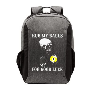 Billiards Halloween Rub My Balls For Good Luck Vector Backpack