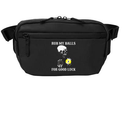 Billiards Halloween Rub My Balls For Good Luck Crossbody Pack