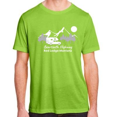 Beartooth Highway Red Lodge Montana Truck Camper Funny Gift Adult ChromaSoft Performance T-Shirt