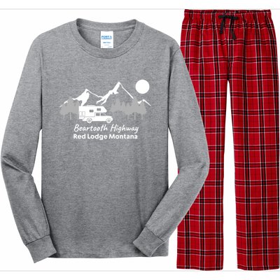 Beartooth Highway Red Lodge Montana Truck Camper Funny Gift Long Sleeve Pajama Set