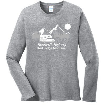 Beartooth Highway Red Lodge Montana Truck Camper Funny Gift Ladies Long Sleeve Shirt