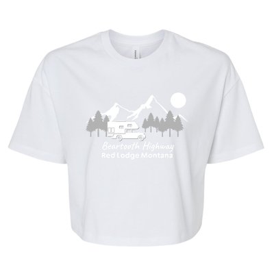 Beartooth Highway Red Lodge Montana Truck Camper Funny Gift Bella+Canvas Jersey Crop Tee