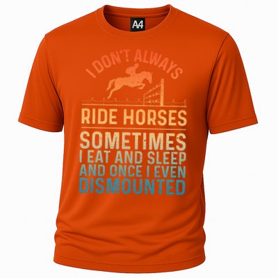 Best Horse Riding Art Equestrian Horse Racing Cooling Performance Crew T-Shirt