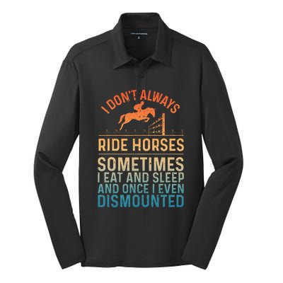 Best Horse Riding Art Equestrian Horse Racing Silk Touch Performance Long Sleeve Polo