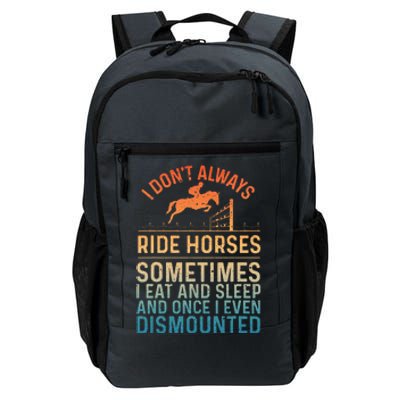 Best Horse Riding Art Equestrian Horse Racing Daily Commute Backpack