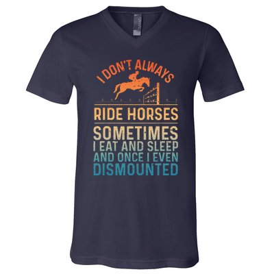 Best Horse Riding Art Equestrian Horse Racing V-Neck T-Shirt