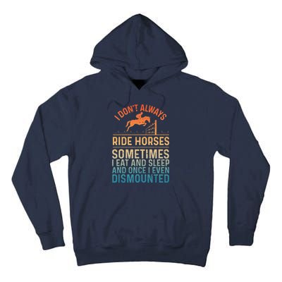 Best Horse Riding Art Equestrian Horse Racing Tall Hoodie