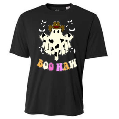 Boo Haw Retro Western Halloween Cooling Performance Crew T-Shirt