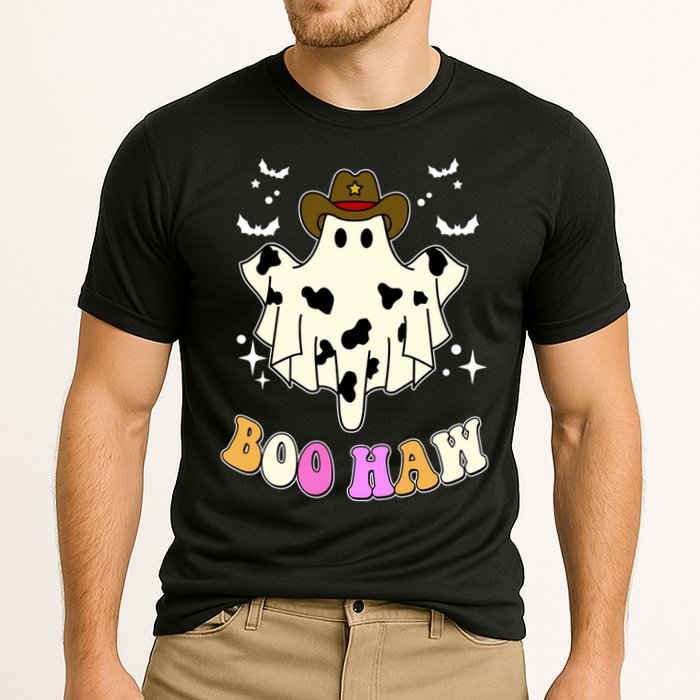 Boo Haw Retro Western Halloween Cooling Performance Crew T-Shirt
