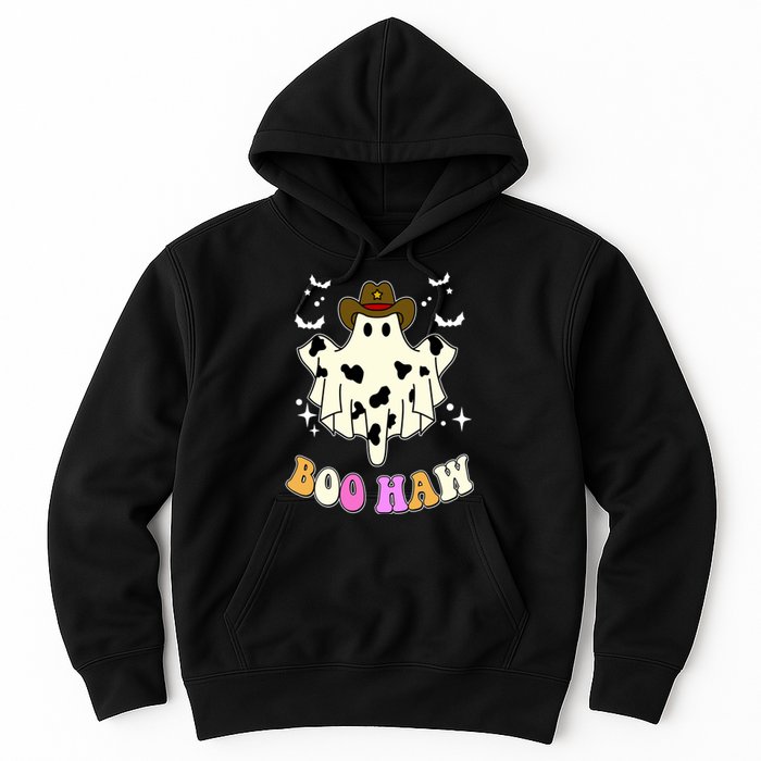 Boo Haw Retro Western Halloween Hoodie