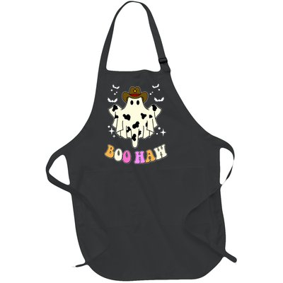 Boo Haw Retro Western Halloween Full-Length Apron With Pockets