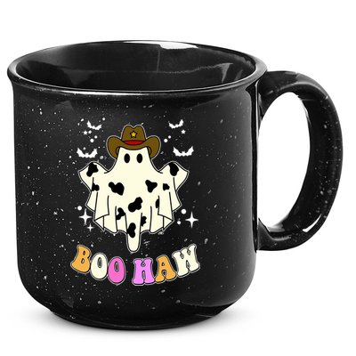 Boo Haw Retro Western Halloween 15oz Campfire Ceramic Mug