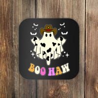 Boo Haw Retro Western Halloween Coaster