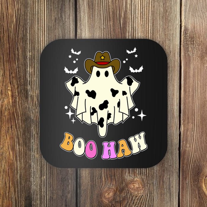 Boo Haw Retro Western Halloween Coaster