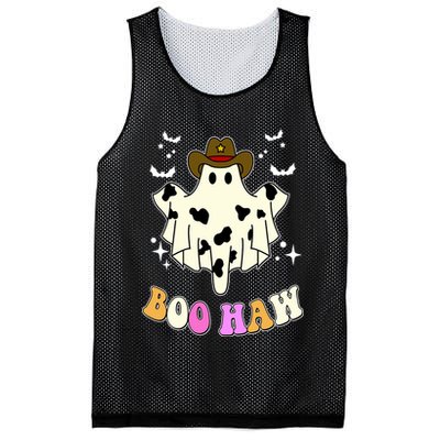 Boo Haw Retro Western Halloween Mesh Reversible Basketball Jersey Tank