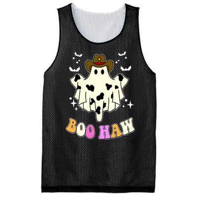 Boo Haw Retro Western Halloween Mesh Reversible Basketball Jersey Tank