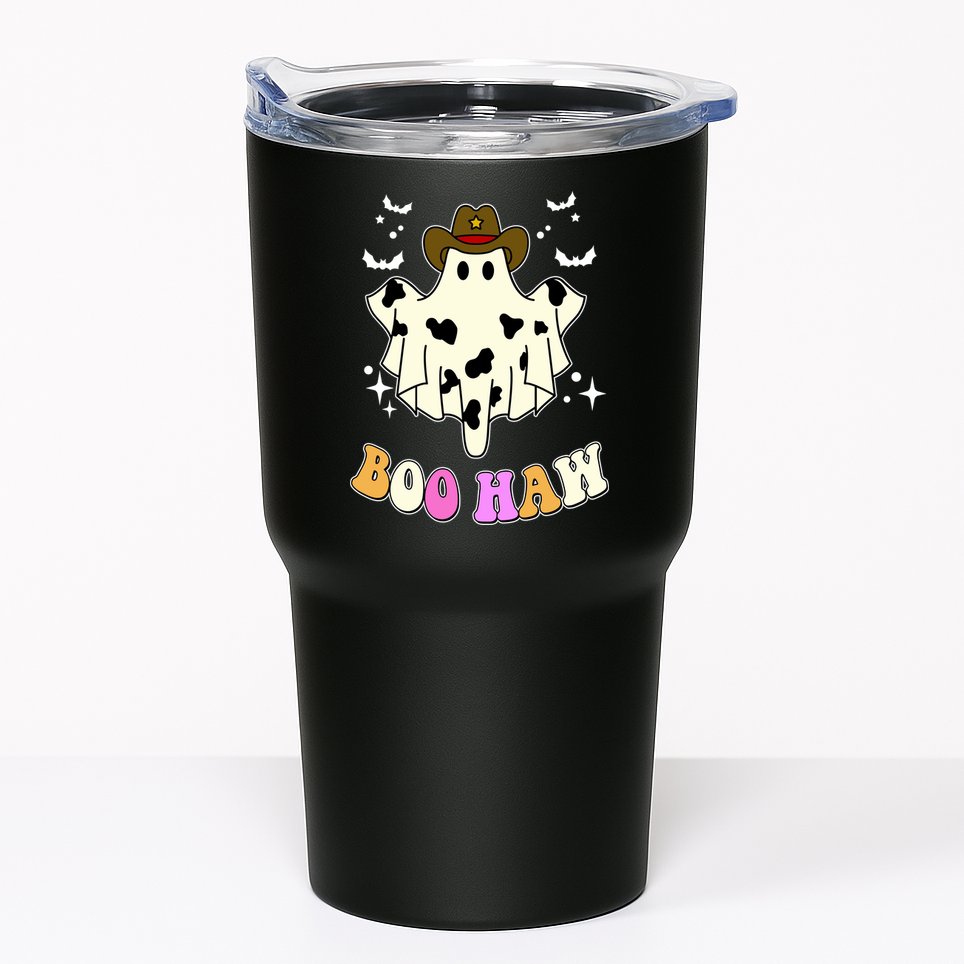 Boo Haw Retro Western Halloween Tumbler