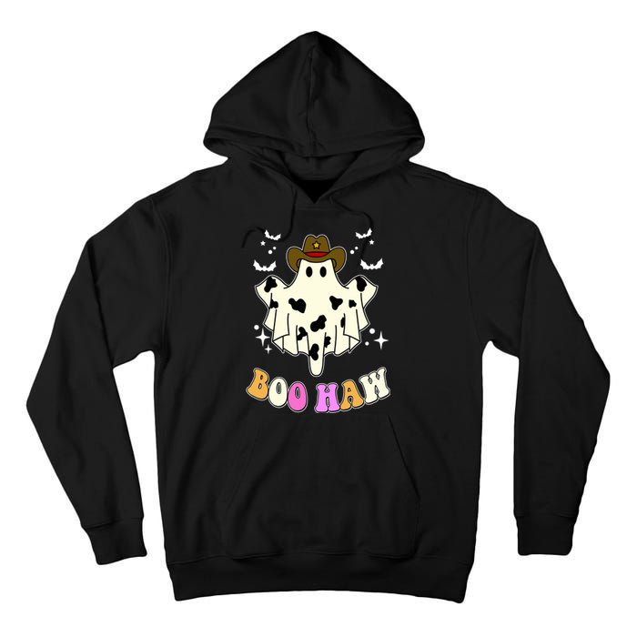 Boo Haw Retro Western Halloween Tall Hoodie