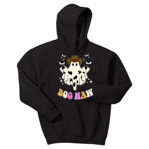 Boo Haw Retro Western Halloween Kids Hoodie