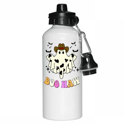 Boo Haw Retro Western Halloween Aluminum Water Bottle