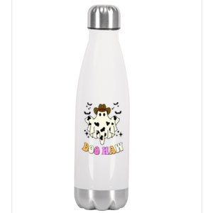 Boo Haw Retro Western Halloween Stainless Steel Insulated Water Bottle