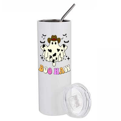 Boo Haw Retro Western Halloween Stainless Steel Tumbler