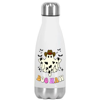 Boo Haw Retro Western Halloween Stainless Steel Insulated Water Bottle