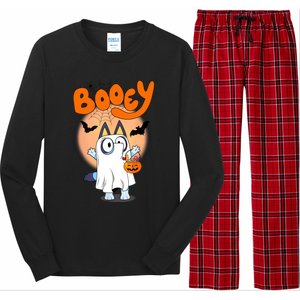 Booey Halloween Spooky Season Funny Long Sleeve Pajama Set