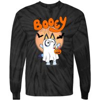 Booey Halloween Spooky Season Funny Tie-Dye Long Sleeve Shirt